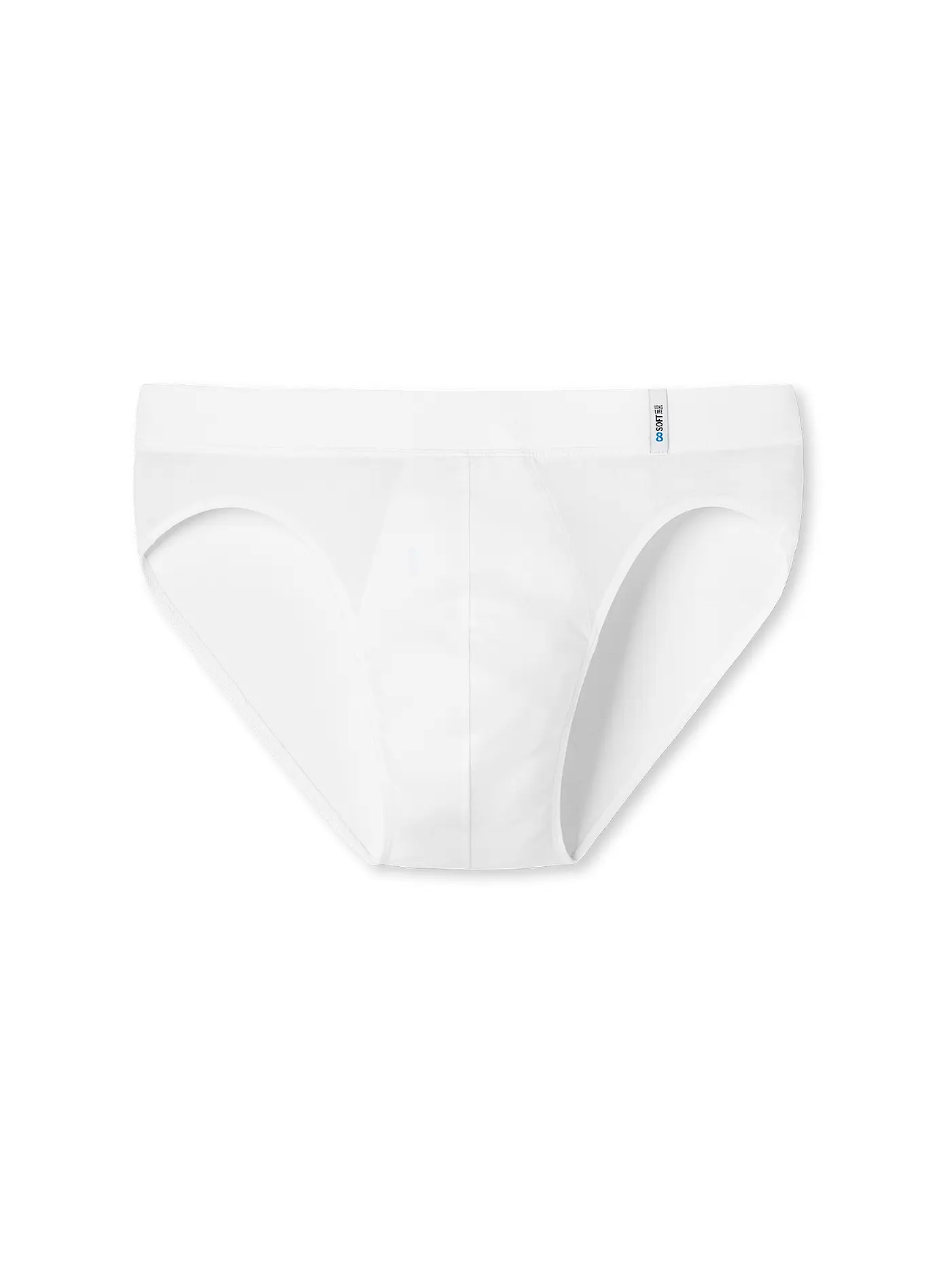 SCHIESSER | Slip "Long Life Soft" (Blauschwarz) | weiss